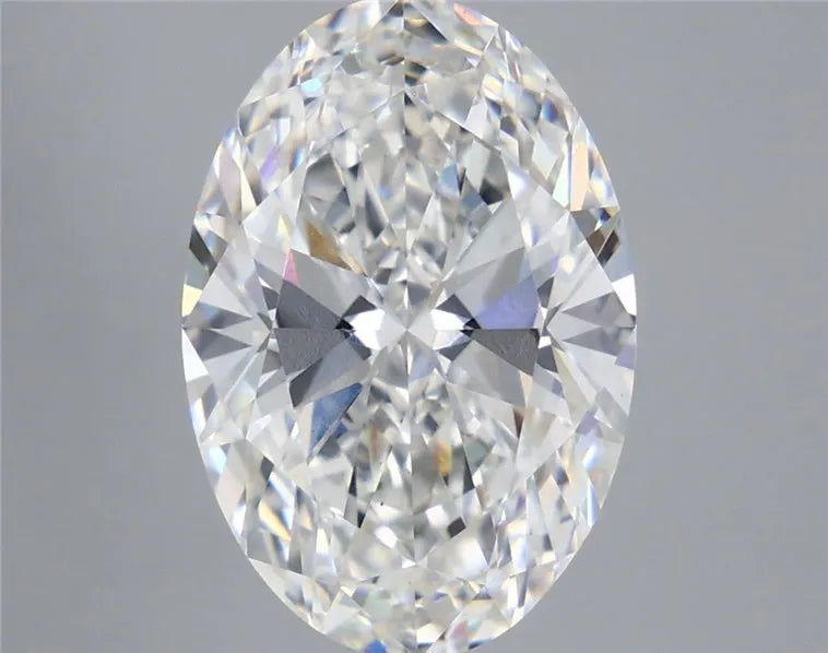 5.11ct Oval Lab Grown Diamond (Colour F, Clarity VS1, IGI Certified)