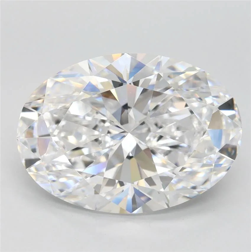 5.13ct Oval Lab Grown Diamond (Colour D, Clarity FL, IGI Certified)