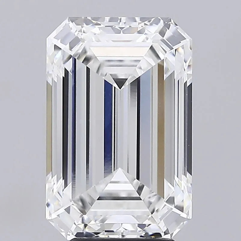 5.29ct Emerald Lab Grown Diamond (Colour E, Clarity VVS2, IGI Certified)