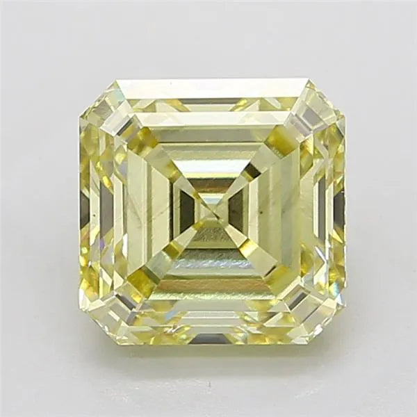 5.33ct Asscher Lab Grown Diamond (Colour Fancy Yellow, Clarity VS2, IGI Certified)