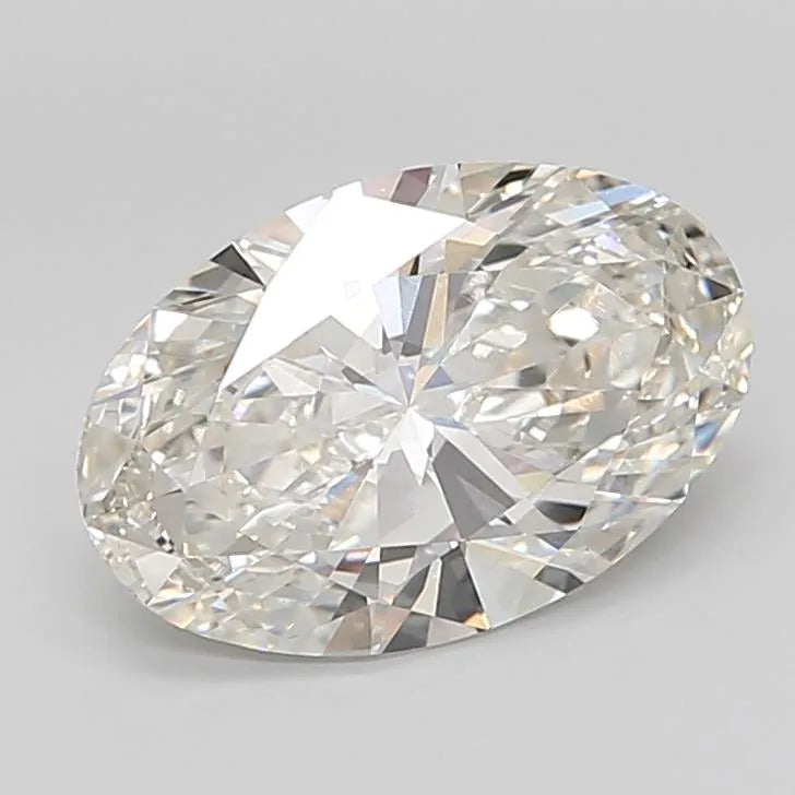 5.44ct Oval Lab Grown Diamond (Colour H, Clarity VVS2, IGI Certified)