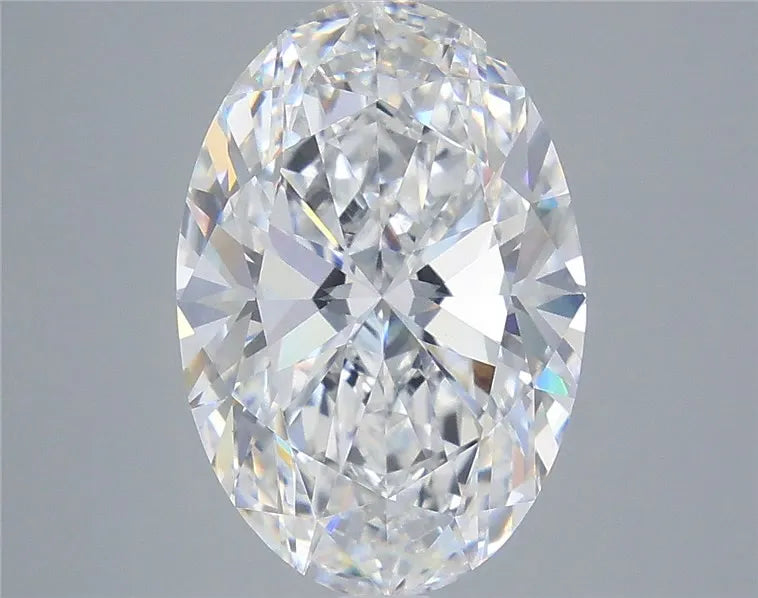5.50ct Oval Lab Grown Diamond (Colour E, Clarity VVS2, IGI Certified)