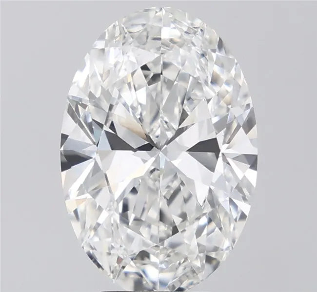 5.50ct Oval Lab Grown Diamond (Colour F, Clarity VVS2, IGI Certified)