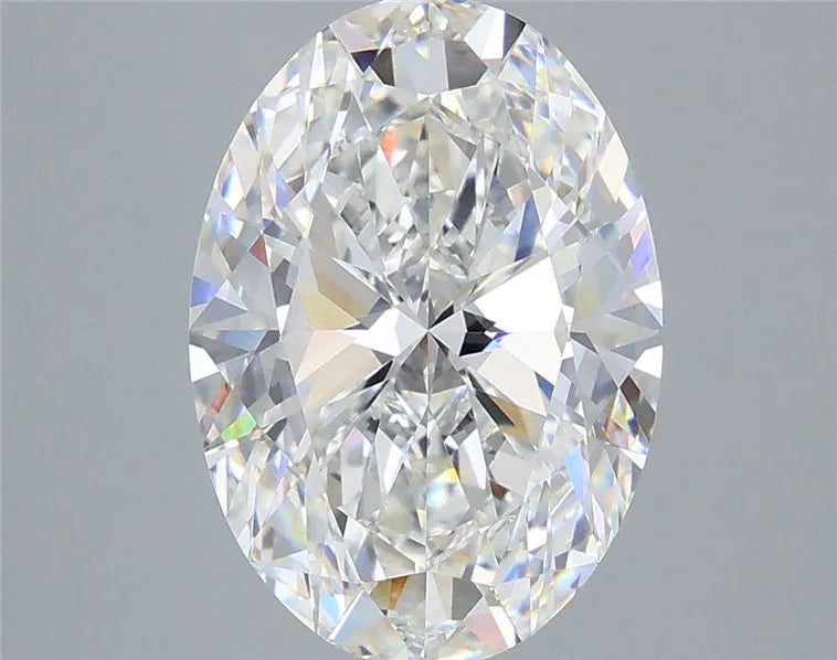 5.50ct Oval Lab Grown Diamond (Colour F, Clarity VVS2, IGI Certified)