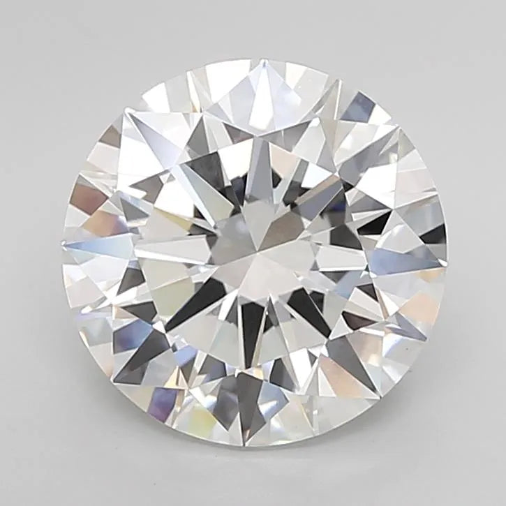 5.50ct Round Lab Grown Diamond (Colour F, Clarity VVS2, Cut EX, IGI Certified)