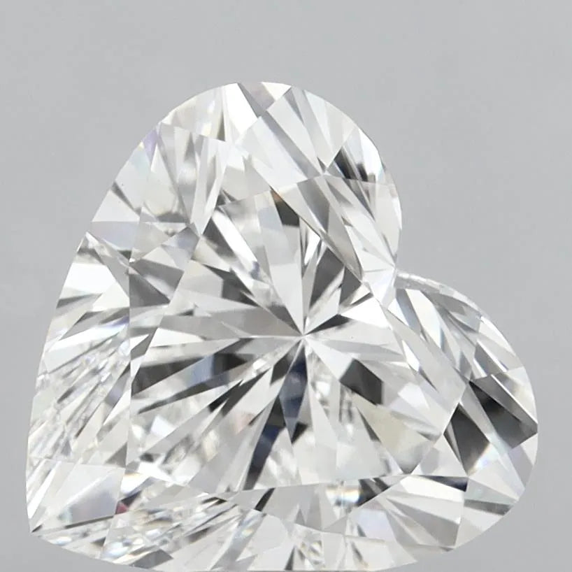 5.51ct Heart Lab Grown Diamond (Colour E, Clarity VVS2, IGI Certified)