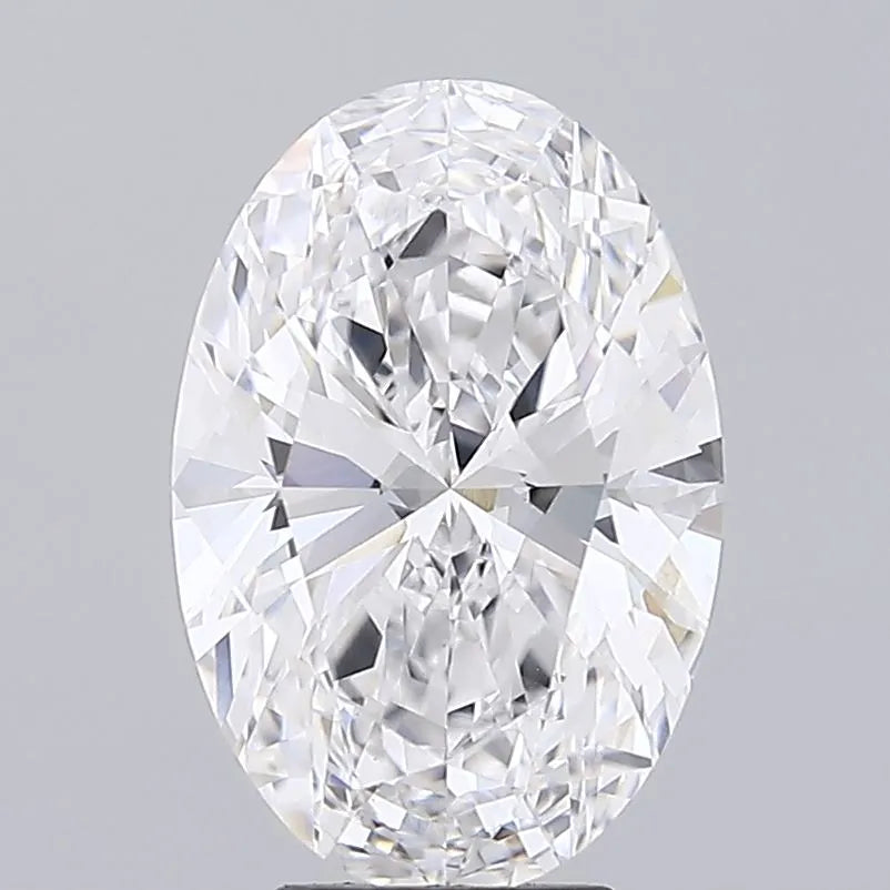 5.51ct Oval Lab Grown Diamond (Colour D, Clarity VVS2, IGI Certified)