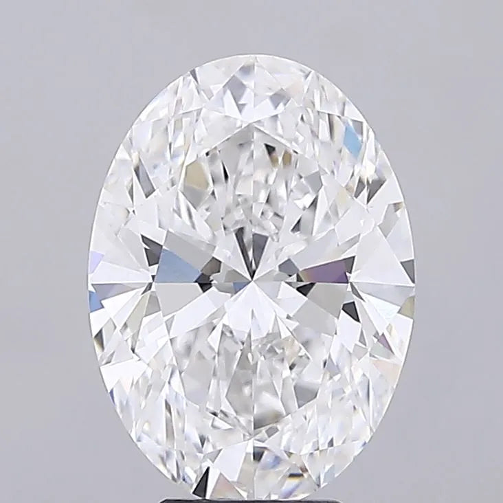 5.54ct Oval Lab Grown Diamond (Colour D, Clarity VVS2, IGI Certified)
