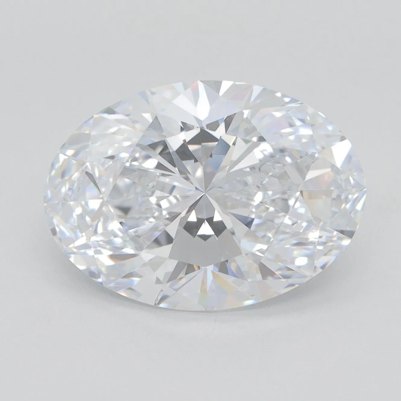 5.56ct Oval Lab Grown Diamond (Colour E, Clarity VVS2, GIA Certified)