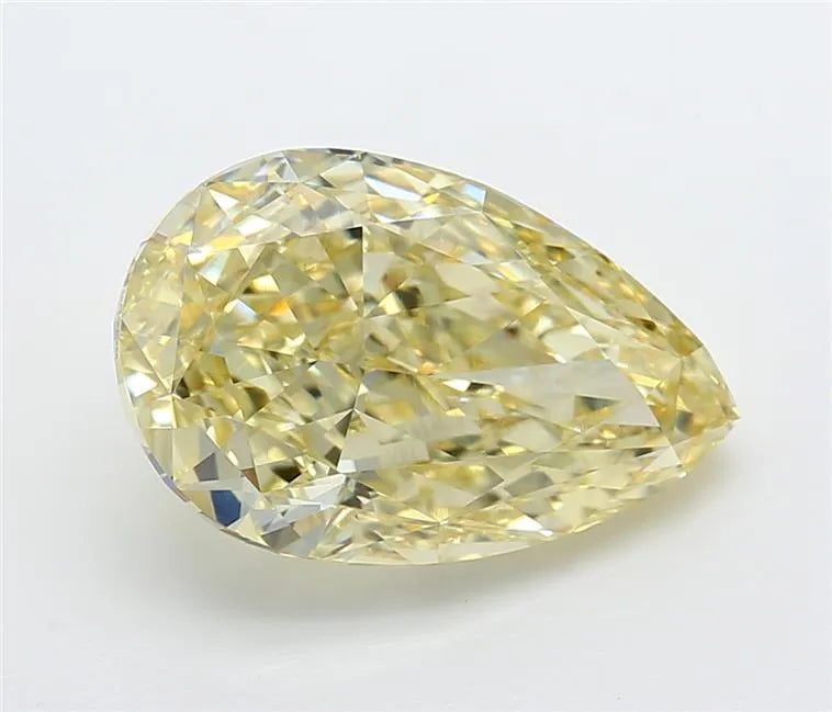 5.57ct Pear Lab Grown Diamond (Colour Fancy Intense Yellow, Clarity VVS2, IGI Certified)