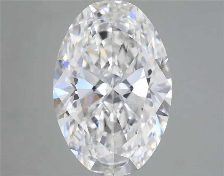 5.59ct Oval Lab Grown Diamond (Colour E, Clarity VVS2, IGI Certified)
