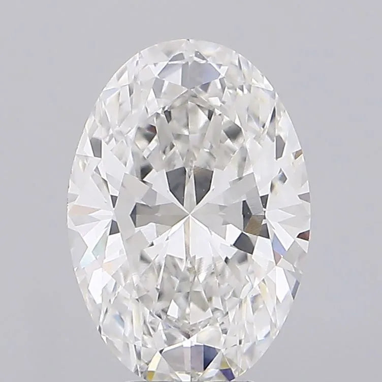 5.61ct Oval Lab Grown Diamond (Colour G, Clarity VVS2, IGI Certified)