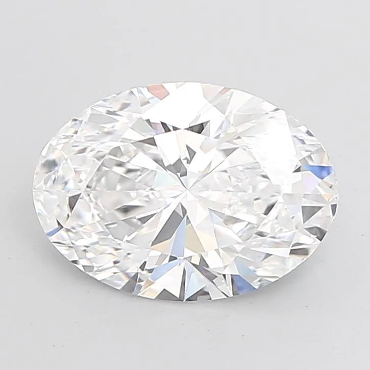 5.68ct Oval Lab Grown Diamond (Colour D, Clarity FL, Cut EX, IGI Certified)