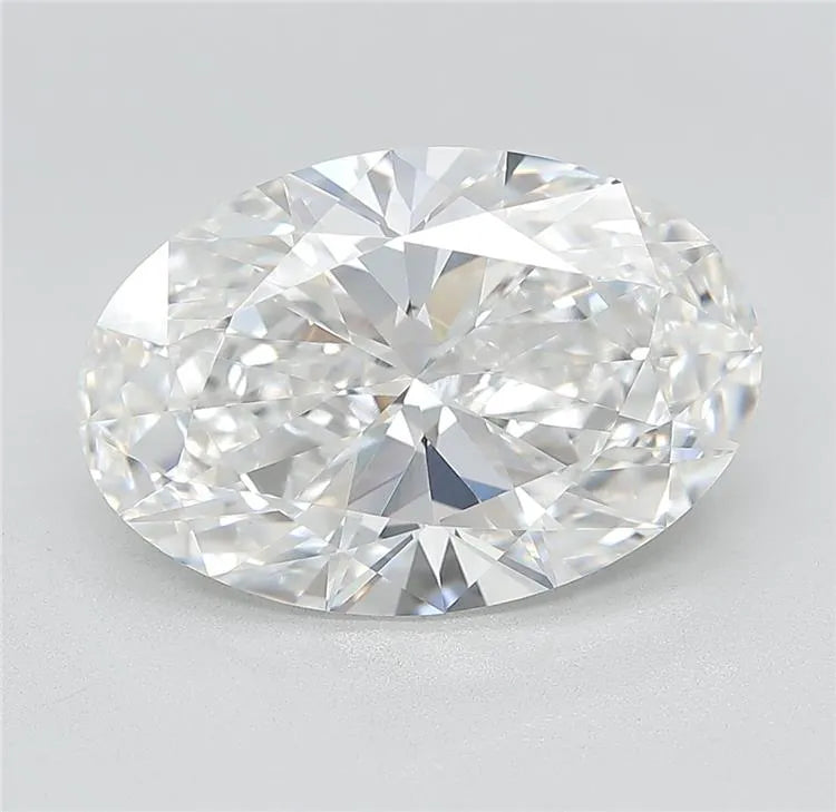 5.68ct Oval Lab Grown Diamond (Colour E, Clarity VVS2, Cut EX, IGI Certified)