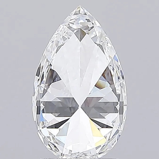 3.25ct Pear Lab Grown Diamond (Colour E, Clarity VVS2, IGI Certified)