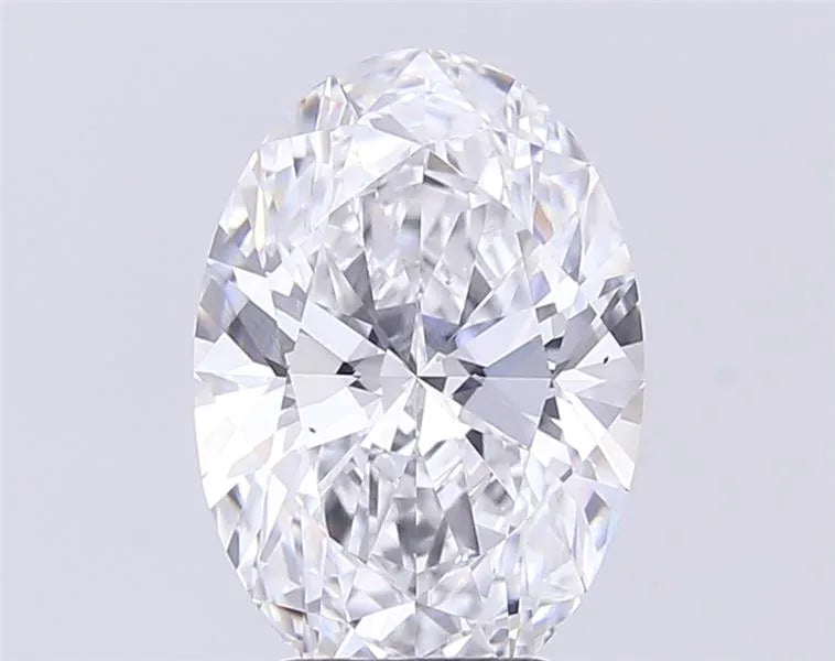 3.57ct Oval Lab Grown Diamond (Colour D, Clarity VVS2, IGI Certified)