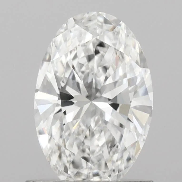 1.00ct Oval Lab Grown Diamond (Colour D, Clarity VVS2, IGI Certified)
