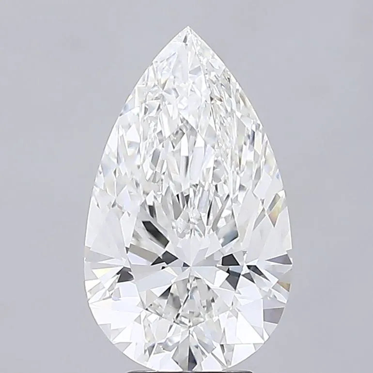 6.01ct Pear Lab Grown Diamond (Colour F, Clarity VVS2, IGI Certified)