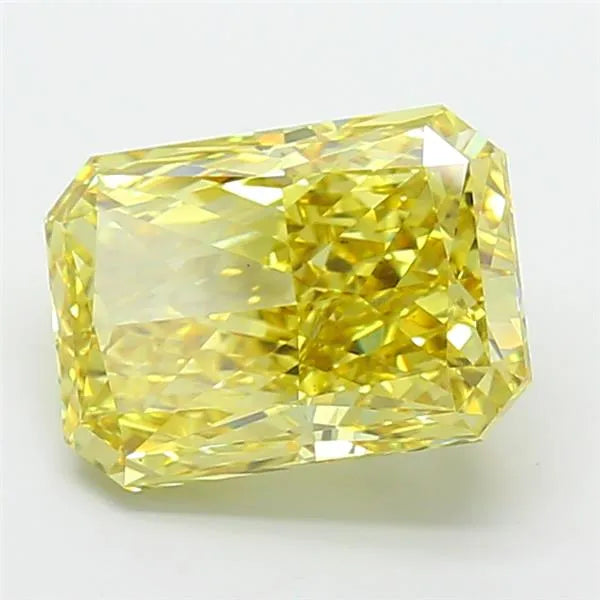 6.01ct Radiant Lab Grown Diamond (Colour Fancy Vivid Yellow, Clarity VS1, IGI Certified)