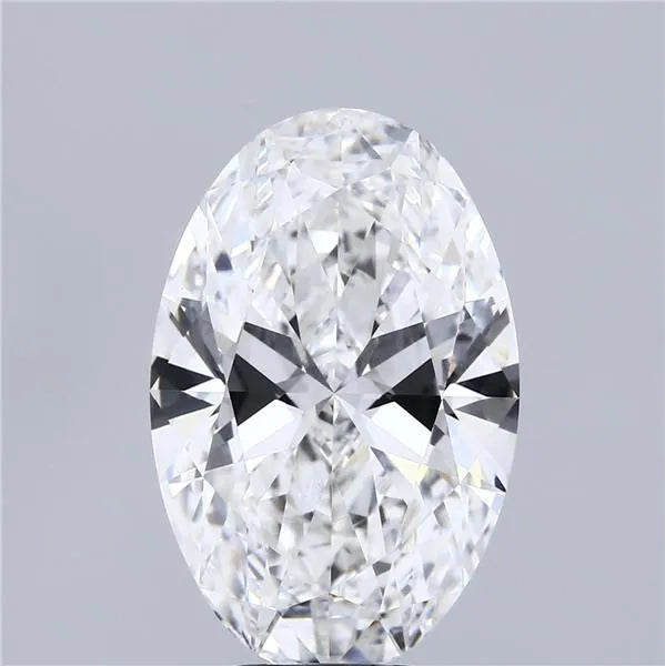 6.04ct Oval Lab Grown Diamond (Colour D, Clarity VVS1, IGI Certified)
