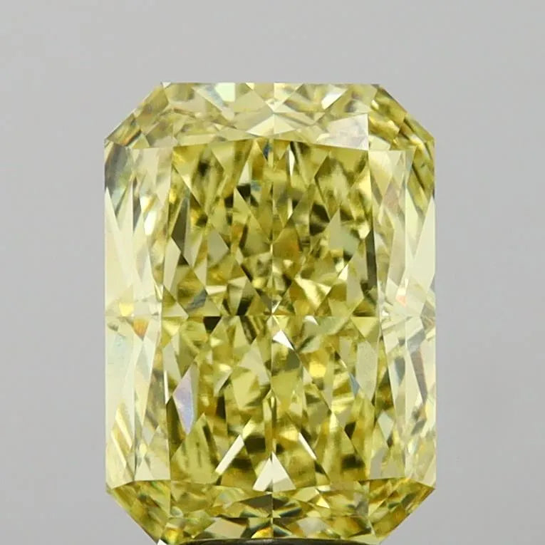 6.05ct Radiant Lab Grown Diamond (Colour Fancy Intense Yellow, Clarity VS1, IGI Certified)