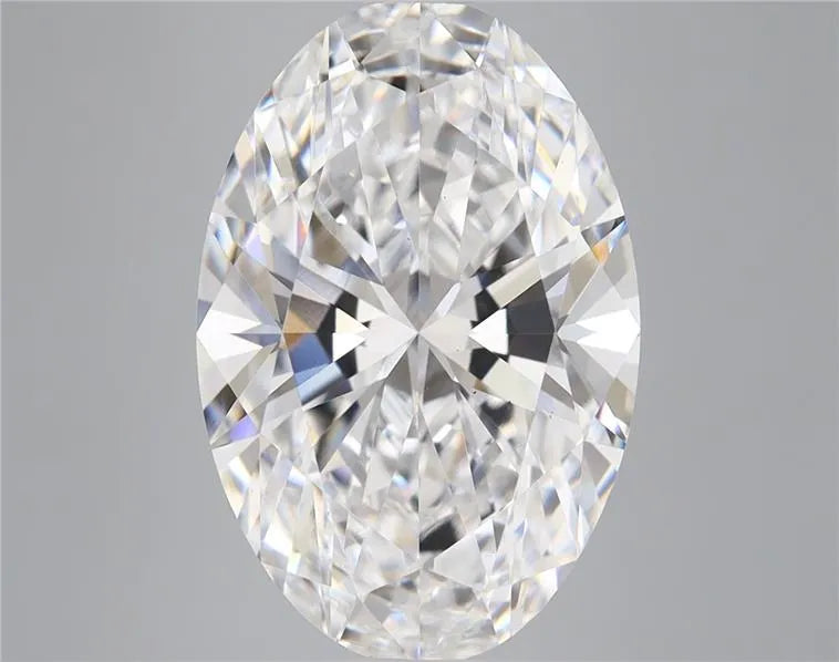 6.08ct Oval Lab Grown Diamond (Colour D, Clarity VS2, IGI Certified)