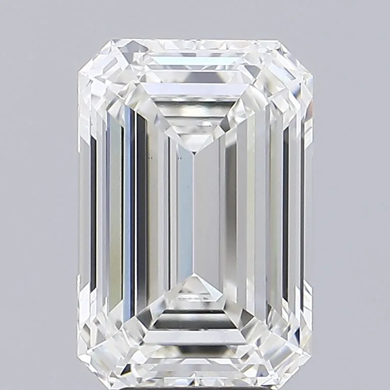 6.09ct Emerald Lab Grown Diamond (Colour G, Clarity VVS2, IGI Certified)