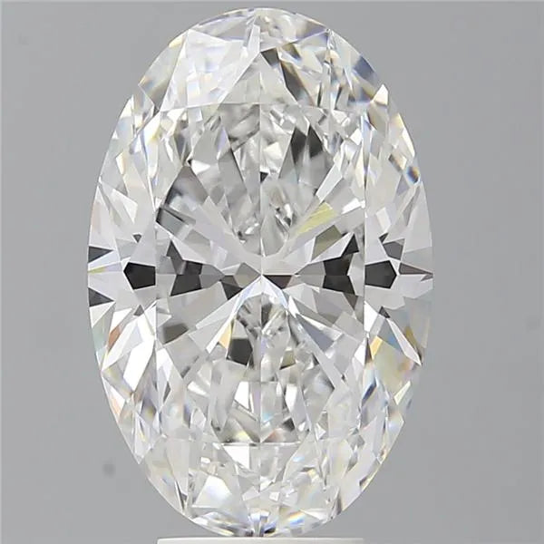 6.09ct Oval Lab Grown Diamond (Colour E, Clarity VVS2, IGI Certified)