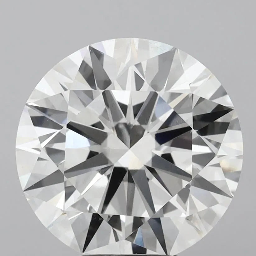 6.09ct Round Lab Grown Diamond (Colour F, Clarity VVS2, Cut EX, IGI Certified)