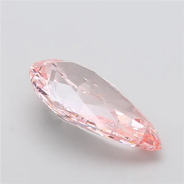 6.11ct Pear Lab Grown Diamond (Colour Fancy Intense Pink, Clarity VS1, IGI Certified)