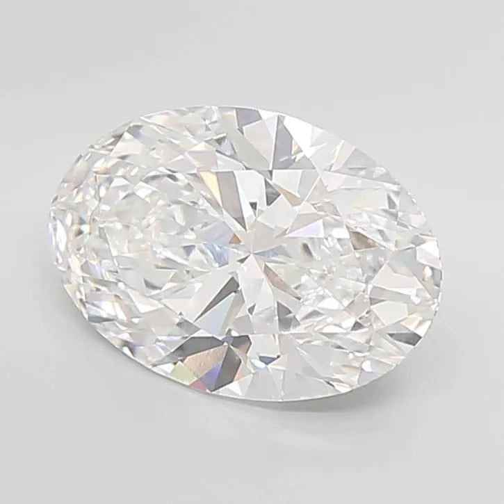 6.12ct Oval Lab Grown Diamond (Colour F, Clarity VVS2, Cut EX, IGI Certified)