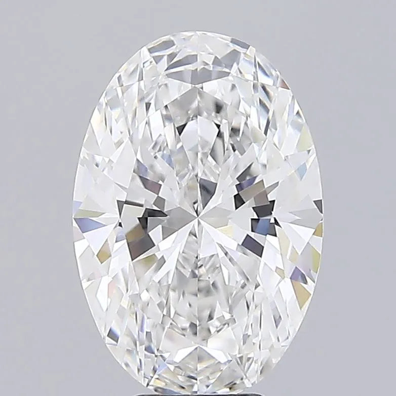 6.17ct Oval Lab Grown Diamond (Colour E, Clarity VVS2, IGI Certified)