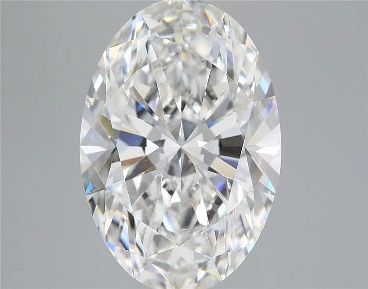 6.40ct Oval Lab Grown Diamond (Colour F, Clarity VVS2, IGI Certified)
