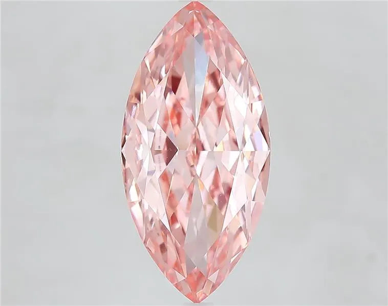 6.61ct Marquise Lab Grown Diamond (Colour Fancy Vivid Pink, Clarity VVS2, IGI Certified)