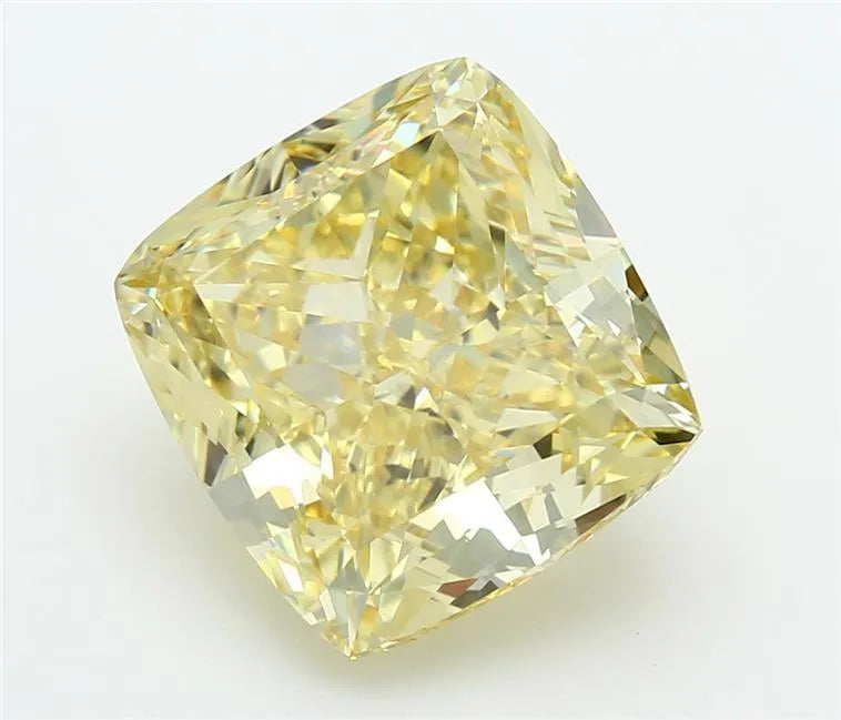 6.82ct Cushion modified Lab Grown Diamond (Colour Fancy Intense Yellow, Clarity VVS2, IGI Certified)