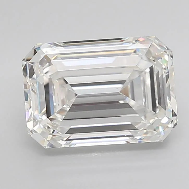 6.82ct Emerald Lab Grown Diamond (Colour F, Clarity VVS2, IGI Certified)