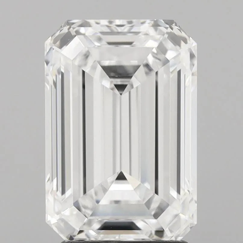 2.65ct Emerald Lab Grown Diamond (Colour D, Clarity VS1, IGI Certified)