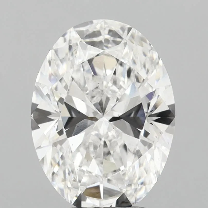 3.53ct Oval Lab Grown Diamond (Colour E, Clarity VS2, IGI Certified)