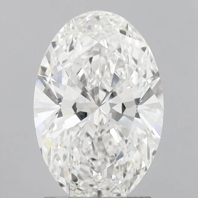 2.10ct Oval Lab Grown Diamond (Colour F, Clarity VVS2, IGI Certified)