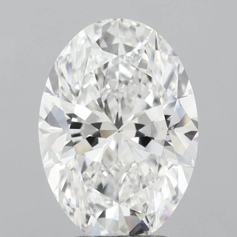 3.05ct Oval Lab Grown Diamond (Colour D, Clarity VS2, IGI Certified)