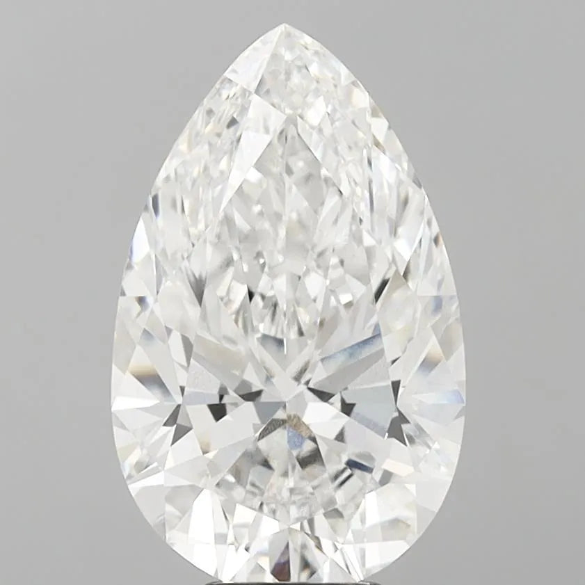 7.03ct Pear Lab Grown Diamond (Colour F, Clarity VVS2, IGI Certified)