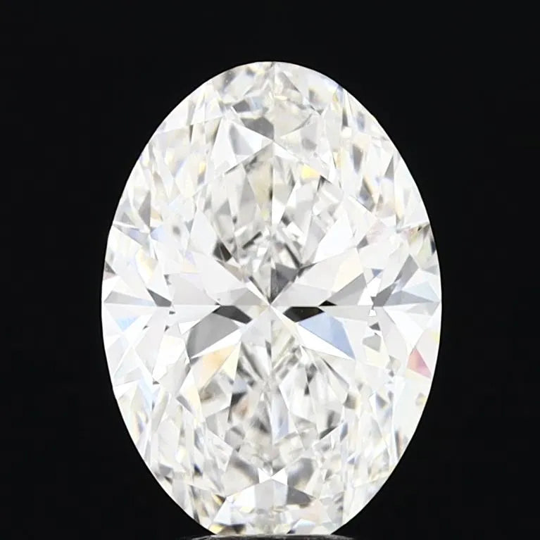4.06ct Oval Lab Grown Diamond (Colour F, Clarity VVS2, IGI Certified)