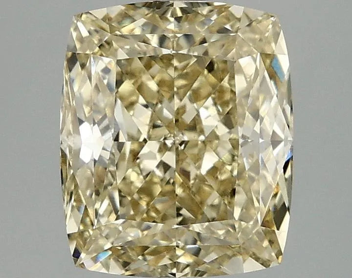 3.01ct Cushion modified Lab Grown Diamond (Colour Fancy Intense Yellow, Clarity VVS2, IGI Certified)