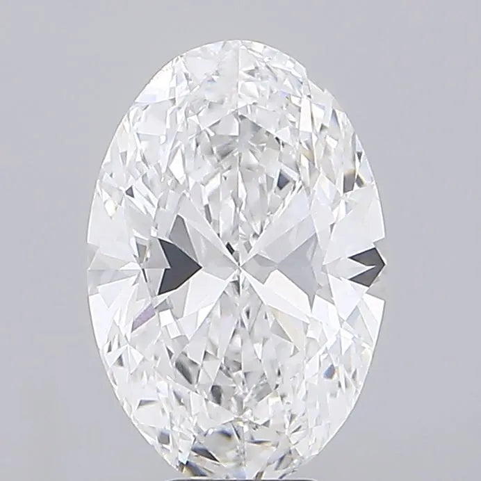 7.01ct Oval Lab Grown Diamond (Colour D, Clarity VS2, IGI Certified)