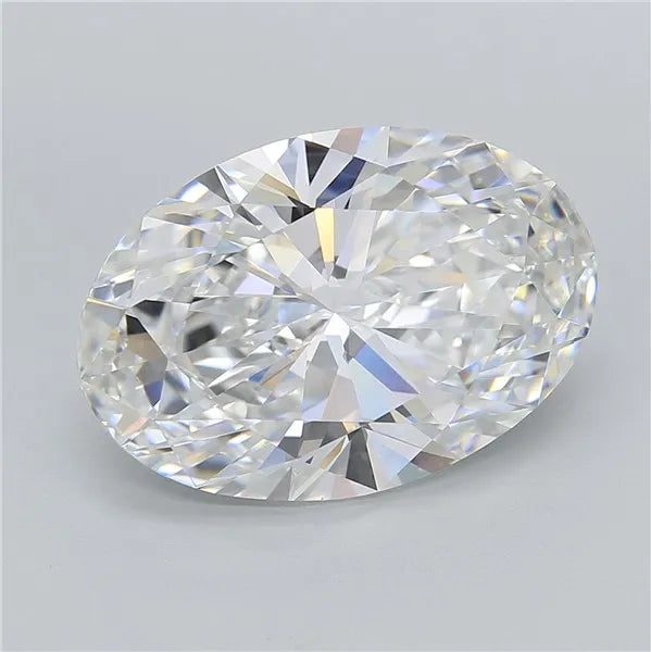 7.02ct Oval Lab Grown Diamond (Colour E, Clarity VVS2, IGI Certified)