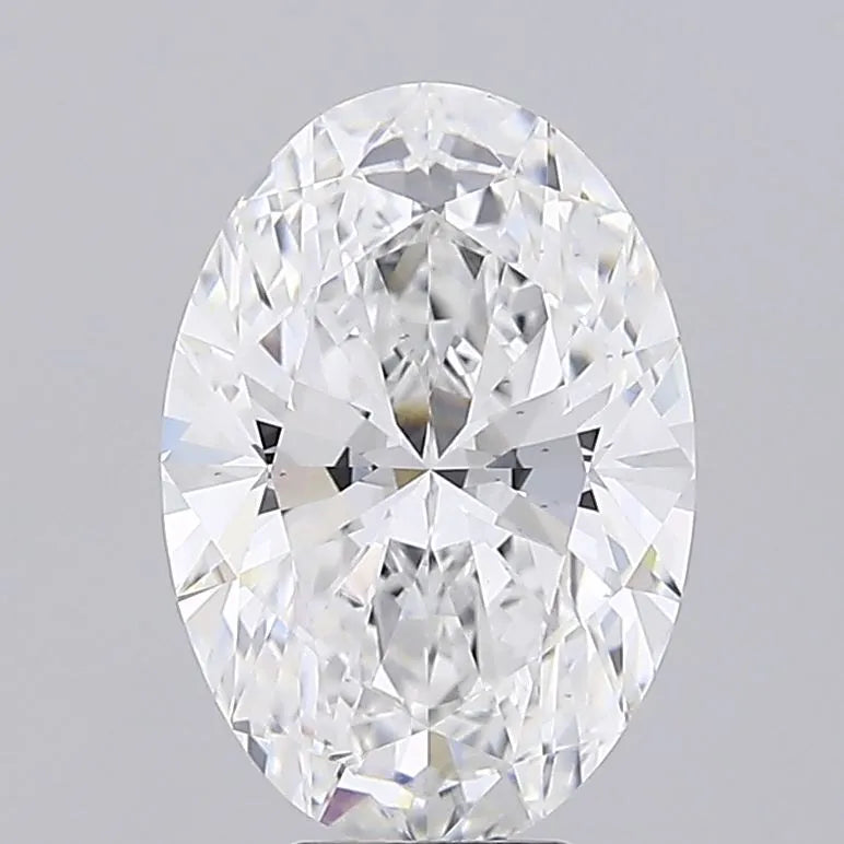 7.04ct Oval Lab Grown Diamond (Colour D, Clarity VS2, IGI Certified)