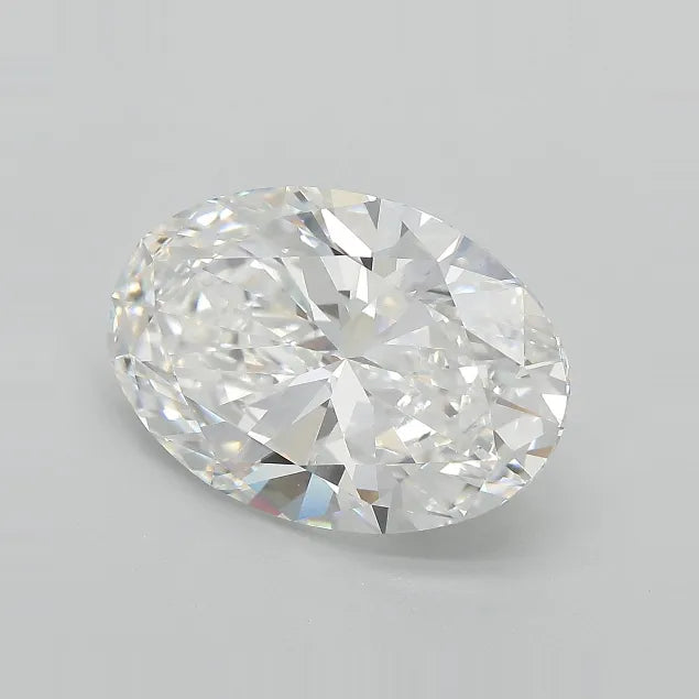 7.04ct Oval Lab Grown Diamond (Colour F, Clarity VVS2, IGI Certified)
