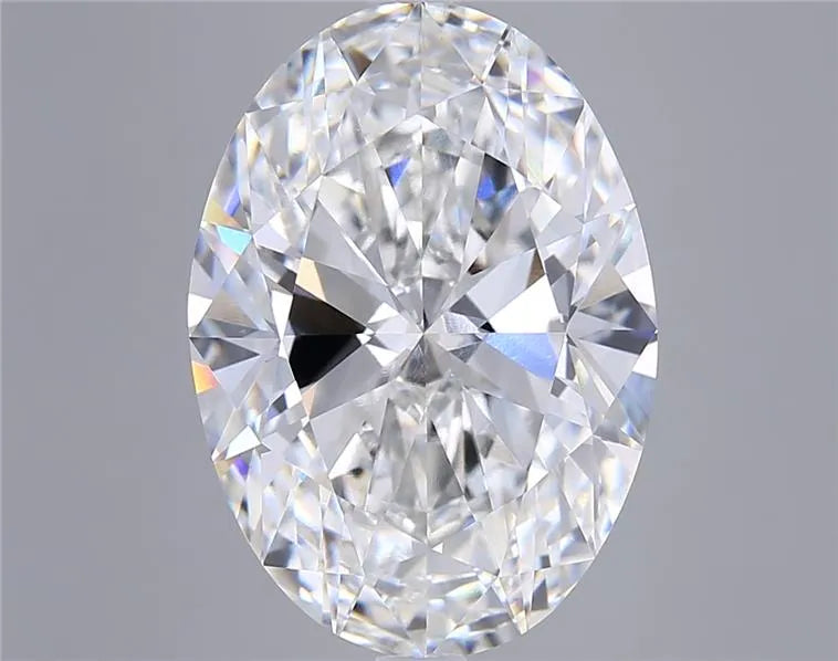 7.06ct Oval Lab Grown Diamond (Colour E, Clarity VVS2, IGI Certified)