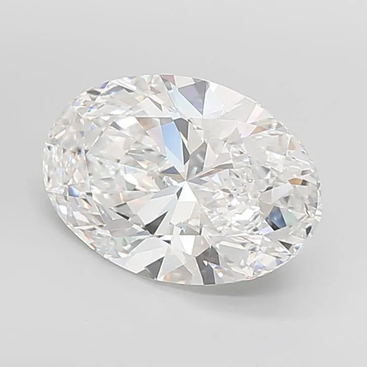 7.06ct Oval Lab Grown Diamond (Colour E, Clarity VVS2, IGI Certified)