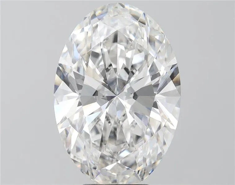 7.11ct Oval Lab Grown Diamond (Colour F, Clarity VVS2, IGI Certified)